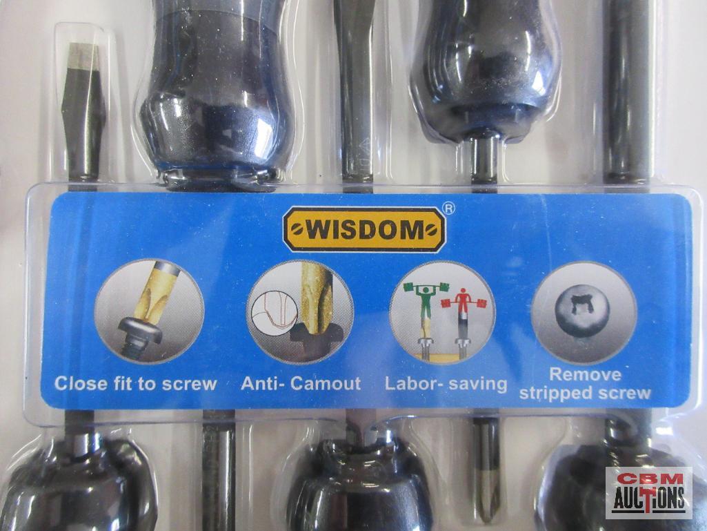 Wisdom 199476 6pc Diamond Coated Screwdriver Set...