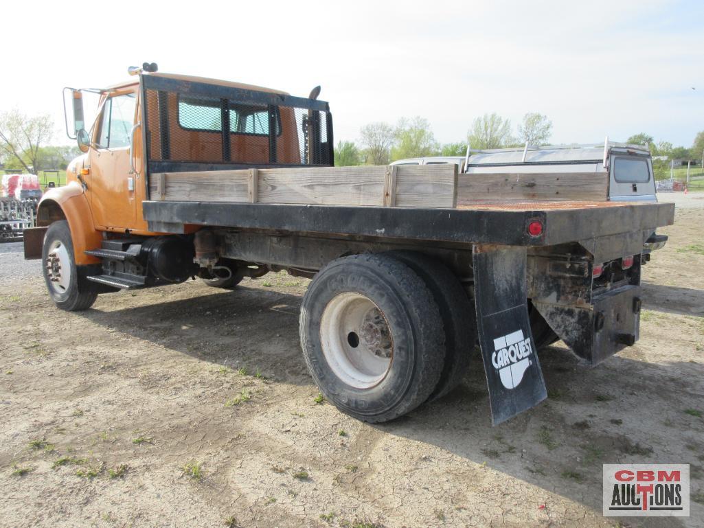 1996 International 4900 Flat Bed Truck, VIN # 1HTSDAAR5TH284685