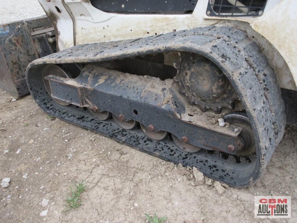 2016 Bobcat T595 Skid Steer Loader, Rubber Track, A/C & Heat, 74hp Diesel, 2,616 Hrs, ACS Controls,