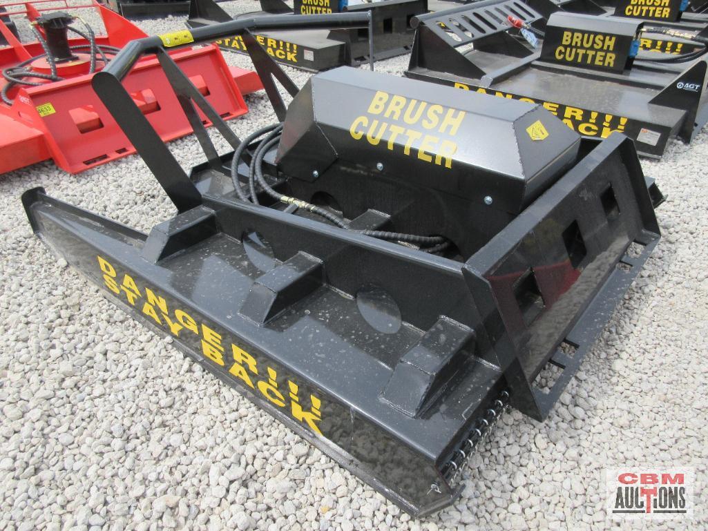 2024 TOPCAT HFRC 70" Heavy Duty Skid Steer Brush Cutter Mower, Hoses & Couplers, Capacity 8" S#