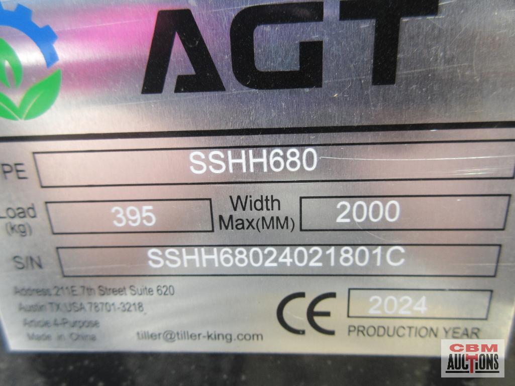 Agrotk SSHH680 Hydraulic...Concrete Breaker 680 680 Ft-Lb Class,...Equipped W/Heavy-Duty Skid Steer