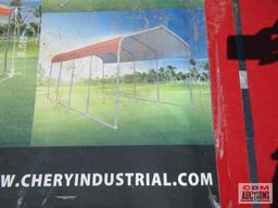 Golden Mount 12' x 20' Metal Shed Carport, 12' Ridge, 8.5' Sidewalls, Corrugated Panels