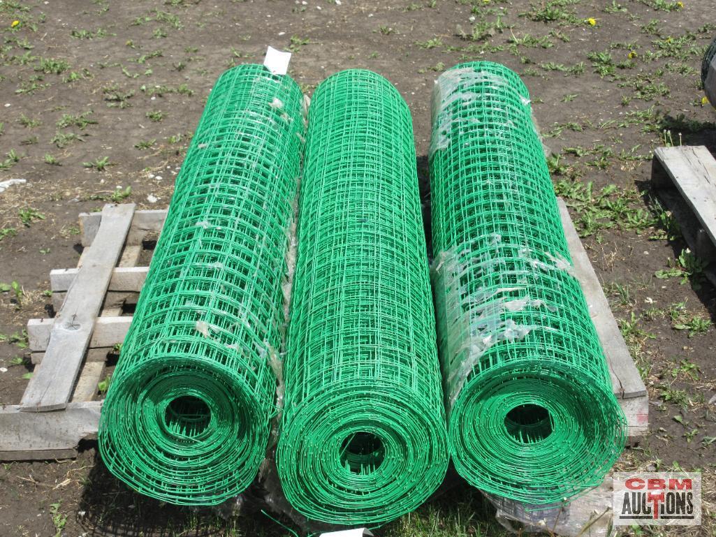 (3) Rolls Of Diggit 6' Holland Wire Mesh Fence *SOUTH