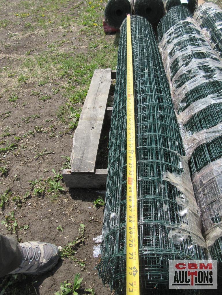 (3) Rolls Of Diggit 6' Holland Wire Mesh Fence *SOUTH