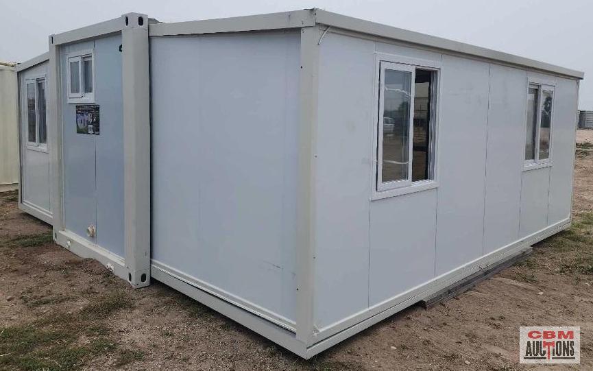 Diggit DT-20 19' x20' 400sq ft Expandable Container Modular House, Office, Hunting Cabin, 2