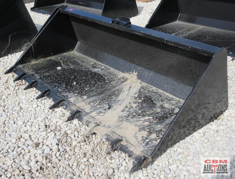 78" Skid Steer Tooth Bucket Weighs #520 *2