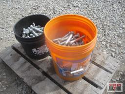 2- Buckets Of Bolts