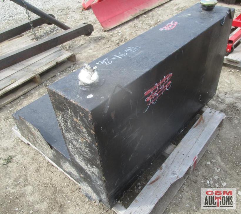 Black Steel L Shaped Fuel Tank...