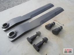 Aftermarket Brush Mower Blades & 2 Sets Of Mounting Bolts (Fits JCT & Some Others)