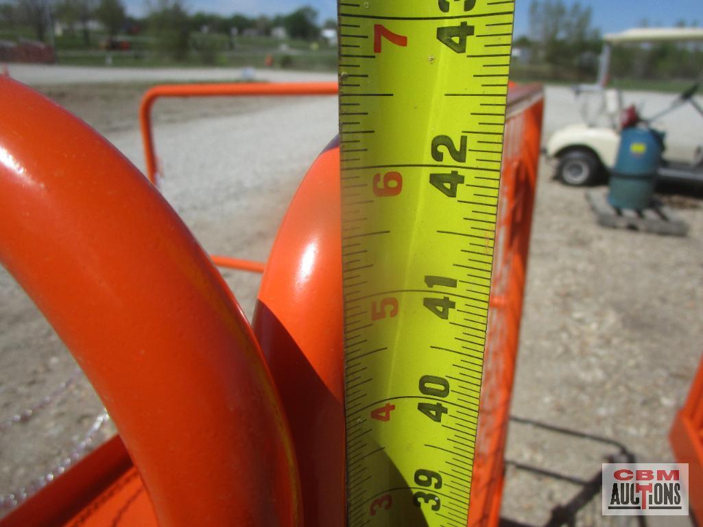 Fork Lift Man Basket With Rollers