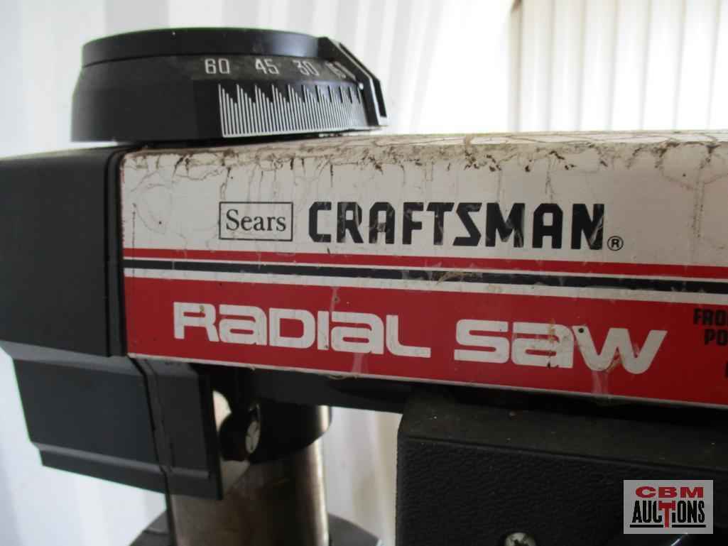Sears Craftsman10" Radial Saw 2.5 HP, 120/240 Volt ...