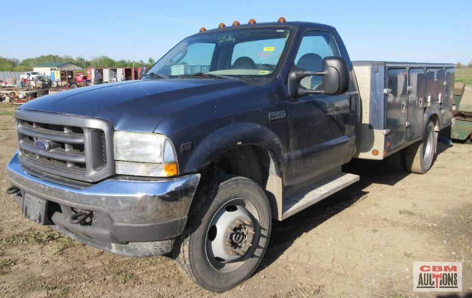 2004 Ford F-450 Service Truck, 4x4 VIN # 1FDXF47S74EC00213