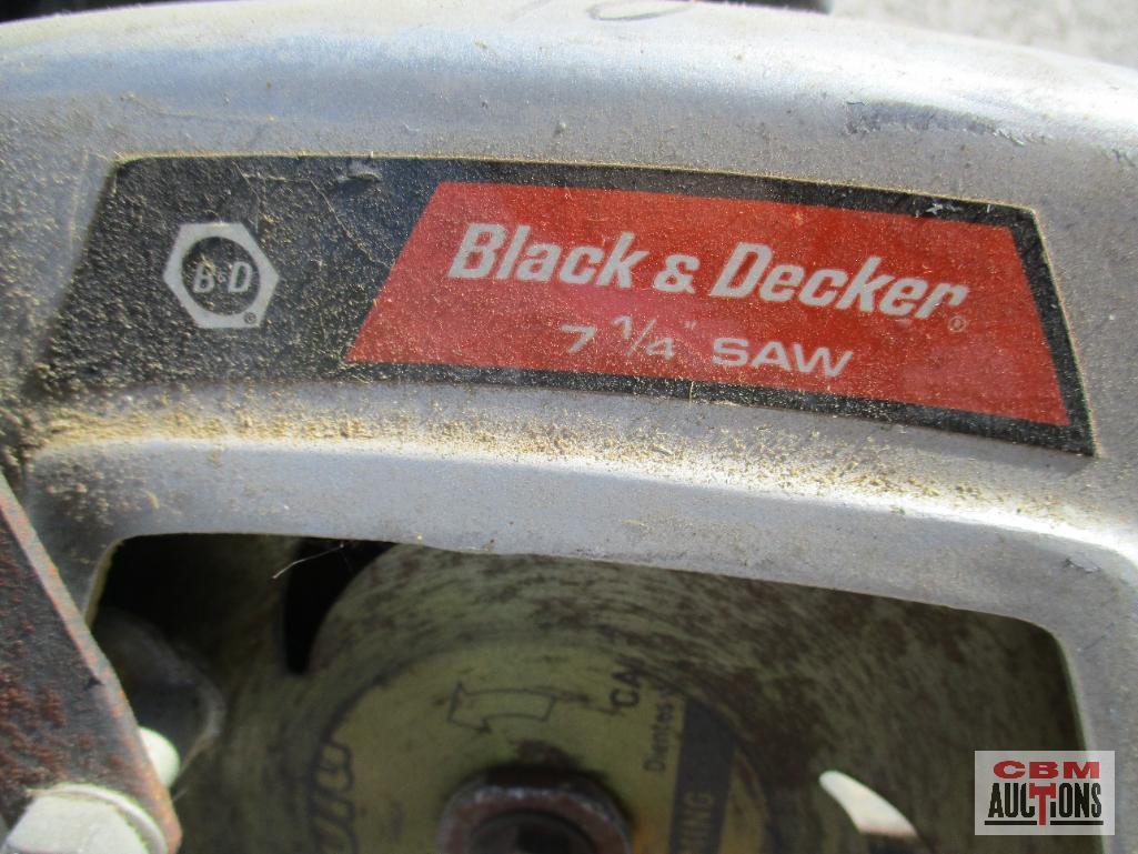 Black & Decker 7310 7-1/4" Corded Circular Saw 120V - Runs... *FRM