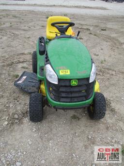 John Deere D105 Riding Lawn Tractor, 17.5 Hp, 187 Hrs, 42" Deck (Runs)