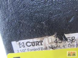 Curt 45458 2-1/2" Forged Ball Mount HItch, 4" Drop *DLB