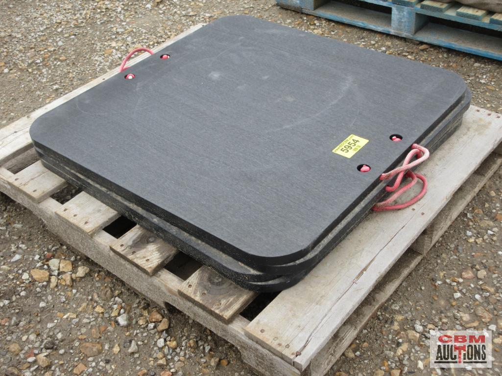 (4) 36"x36" Crane Pads