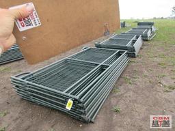 TMG-LSM10 Livestock Corral Mesh Panels & Gates (58) 5.5'x10' Panels & (2) Walk Through Gates *South