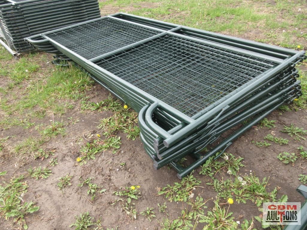 TMG-LSM10 Livestock Corral Mesh Panels & Gates (58) 5.5'x10' Panels & (2) Walk Through Gates *South