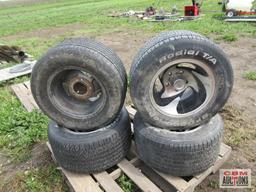 (4) Tires & Wheels P295/50R15 (Seller Said Fits Ford & Jeep)