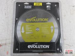 Evolution 03026 14" Saw Blade, 1" Bore, Kerf .094", 90 Teeth, 1600RPM - Stainless Steel...