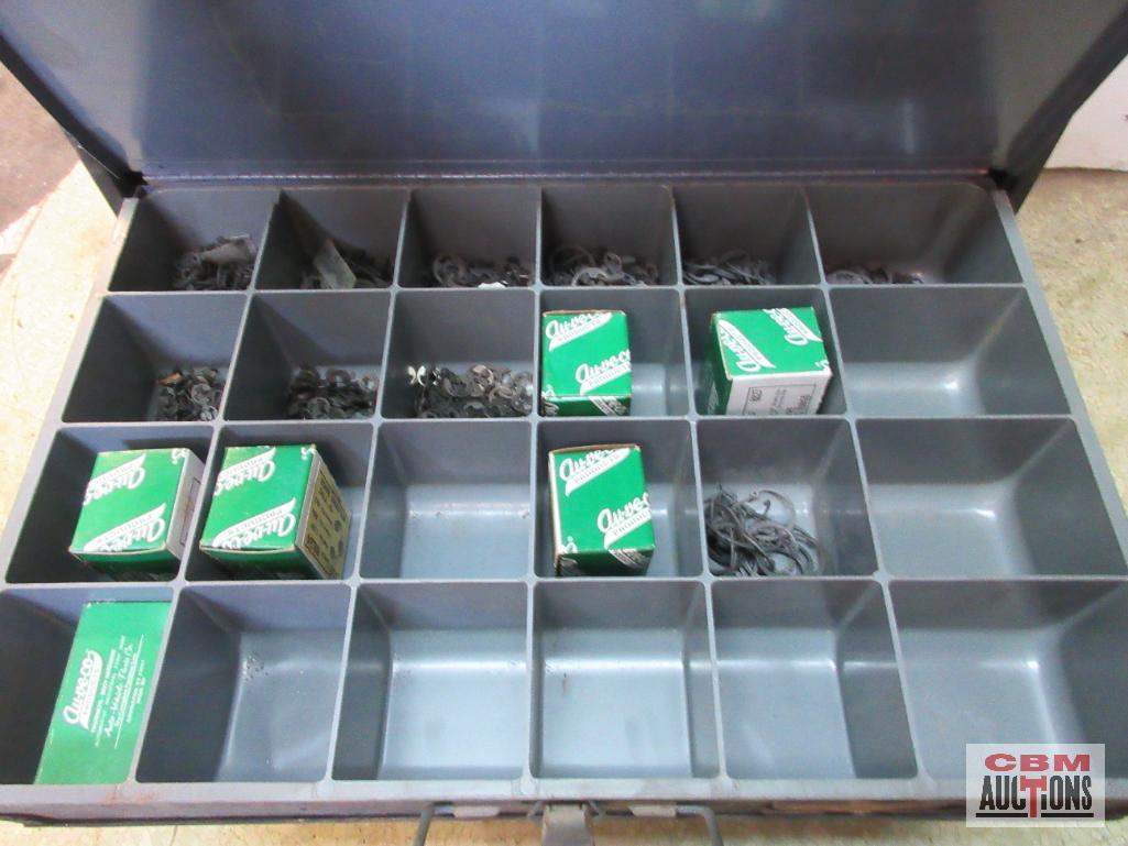 Steel Parts Cabinets With 8 Pull Out Trays & Contents