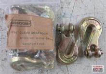 Wisdom 25-CH516-1_ 5/16" Clevis Crab Hook - Set of 5