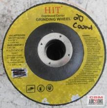 HIT 24-DCGW412P-1 4-1/2" x 1/4" x 7/8" Depressed Center Grinding Wheel - Set of 20