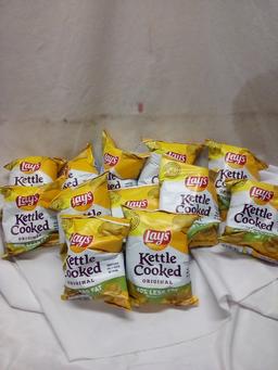 Qty 12 Lays Kettle Cooked Chips Exp 10/23