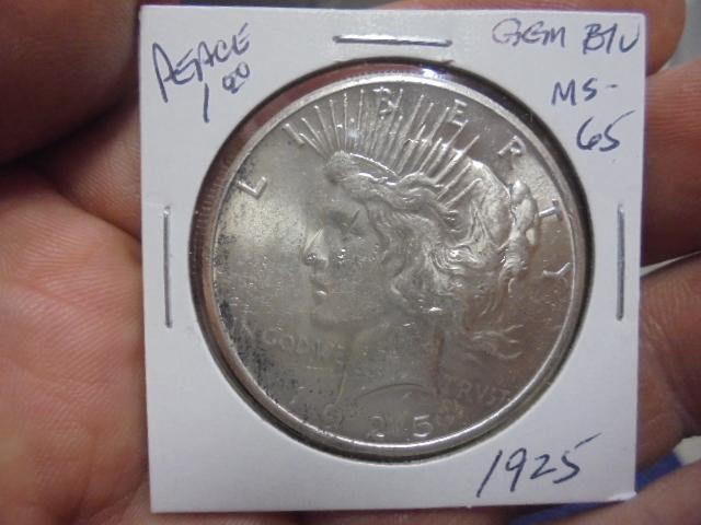 1925 Silver Peace Dollar