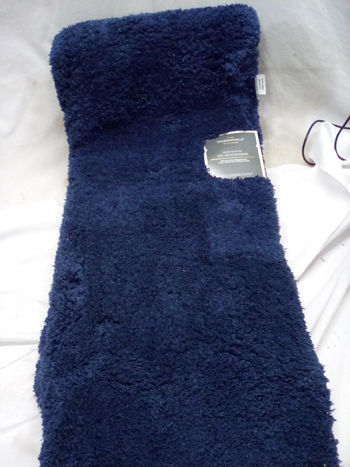 Dark Blue Spa Bath Runner 24in x 60in