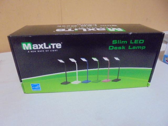 Maxlite Black Slim LED Desk Lamp