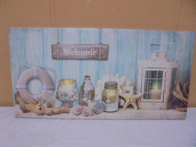 Welcome Canvas Wall Art