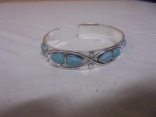 Beautiful Ladies Cuff Bracelet w/ Stones