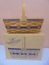 1993 Longaberger JW Collectors Original Easter Basket w/ Protector