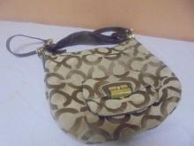 Ladies Tan & Brown Coach Purse