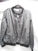 Grey Zeagoo zip up jacket, size XL