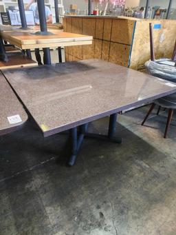 53 in. x 52 in. Granite Top Table