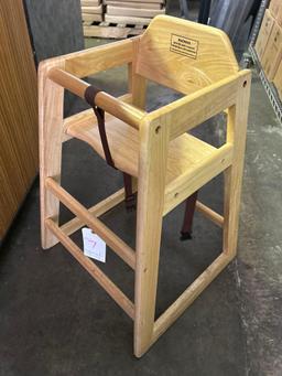 Winco and Alpine Wood High Chairs