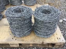 (2) ROLLS OF BARBWIRE - PRICE PER ROLL