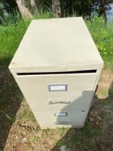 DENTED FILE CABINET