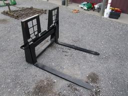 WALK THROUGH 48" SKIDSTEER PALLET FORKS