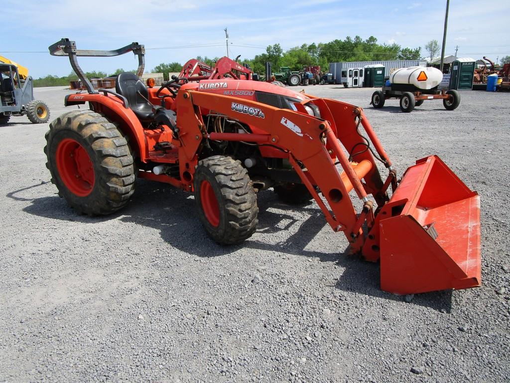 KUBOTA MX5800 W LOADER SALVAGE