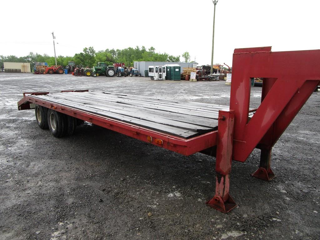 RED GOOSENECK 20'+5' TRAILER