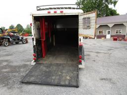 TRACER 3 HORSE GOOSENECK TRAILER W/TITLE