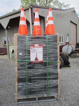 250) PVC SAFETY TRAFFIC CONES