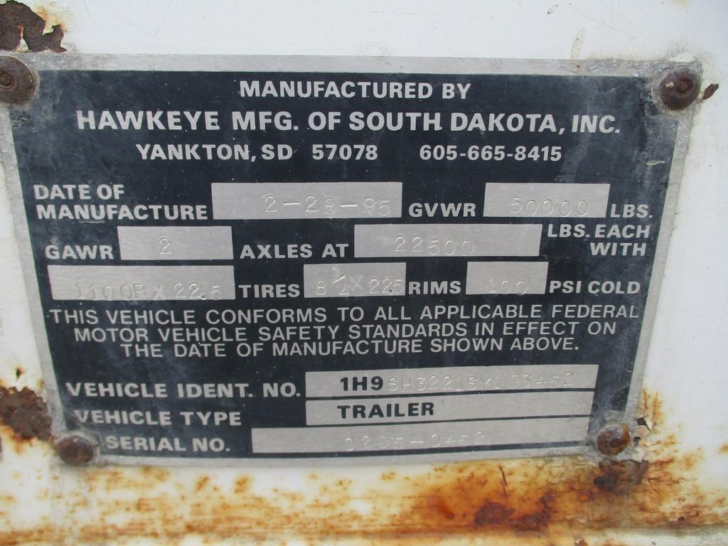 DAKOTA 34' HOPPER BOTTOM TRAILER