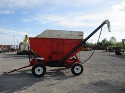 ORANGE GRAVITY WAGON W HYD AUGER