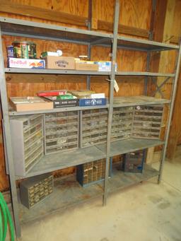 Metal Shelves with Contents - Hardware