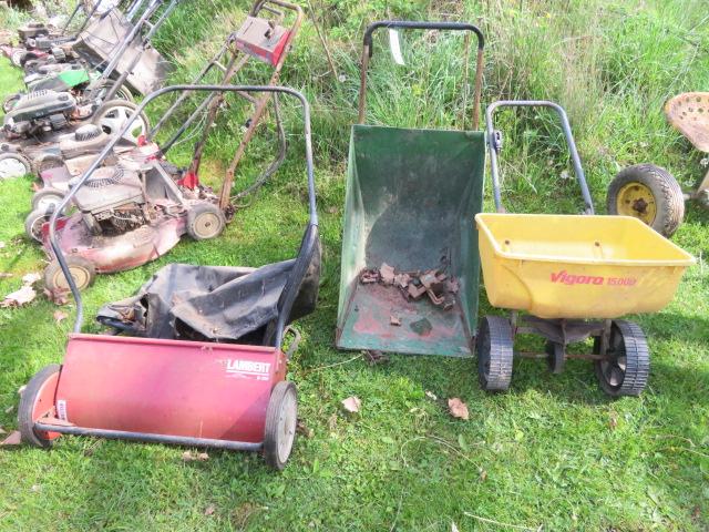 Seeder, Yard Cart, Lawn Sweeper