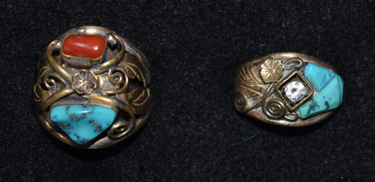 HEIRLOOM ESTATE NATIVE AMERICAN RINGS!!